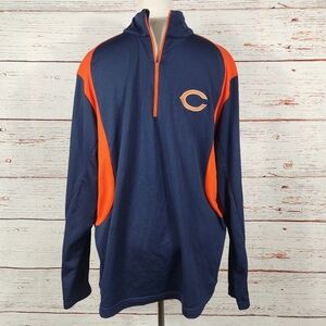 ANTIGUA Chicago Bears Quarter Zip Pullover (XL)